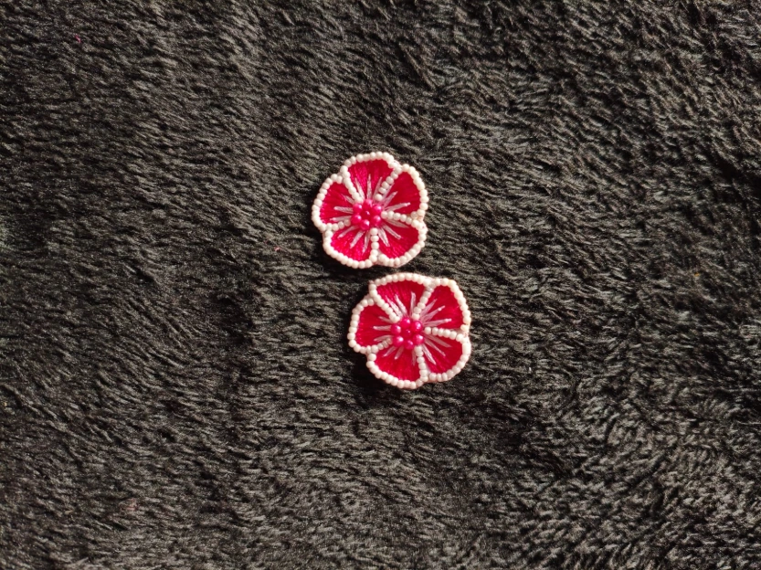 Handmade Flowers studs