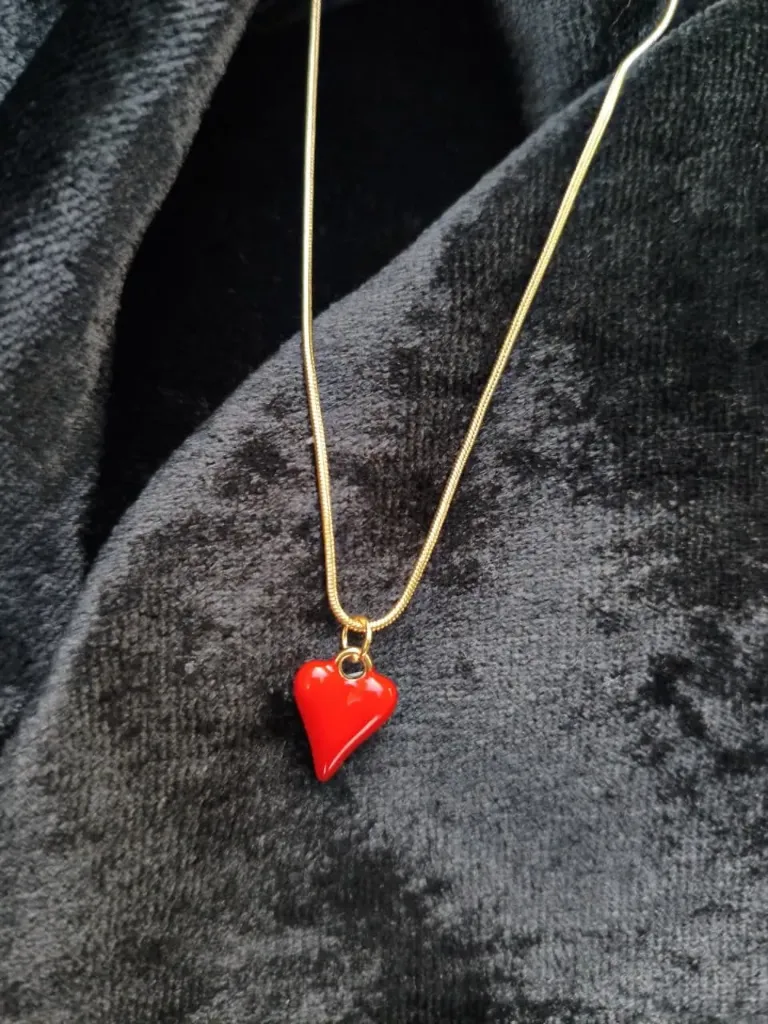 Korean Daily wear Heart Chain